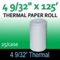 Thermal Paper Roll - 4 9/32" x  125"